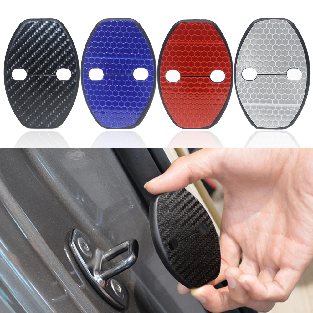 Door Lock Decoration Protective Cover Door Rust-Proof Lock Cover For Audi A4 A5 2009-2013 Audi Q3 2011-2013  4pcs Per Set