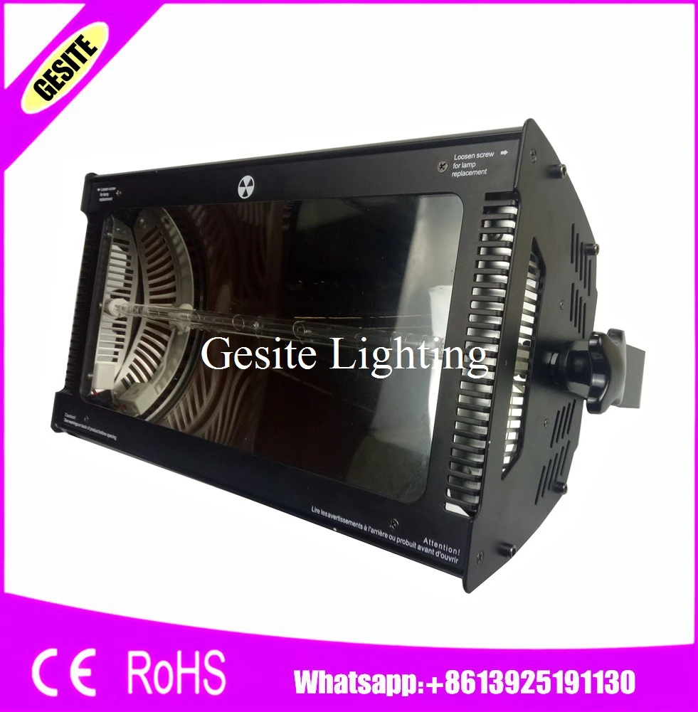 2pcs/lot Free shipping Good quality Martin 3000W Strobe light Xenon lamp atmic 3000 dmx strobe light for light show