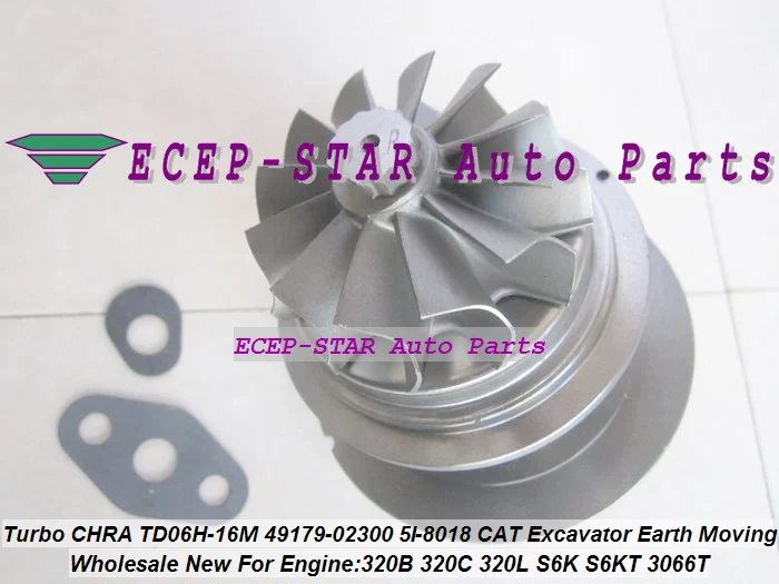 TD06 TD06H-16M 49179-02300 5I-8018 5I 8018 Turbo Cartridge CHRA For Caterpillar CAT 320B 320C 320D 323D 320L Excavator S6K S6KT