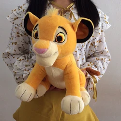 The Lion King Soft Plush Doll para crianças Young Simba, bichos de pelúcia, presentes de brinquedo, 11.8 