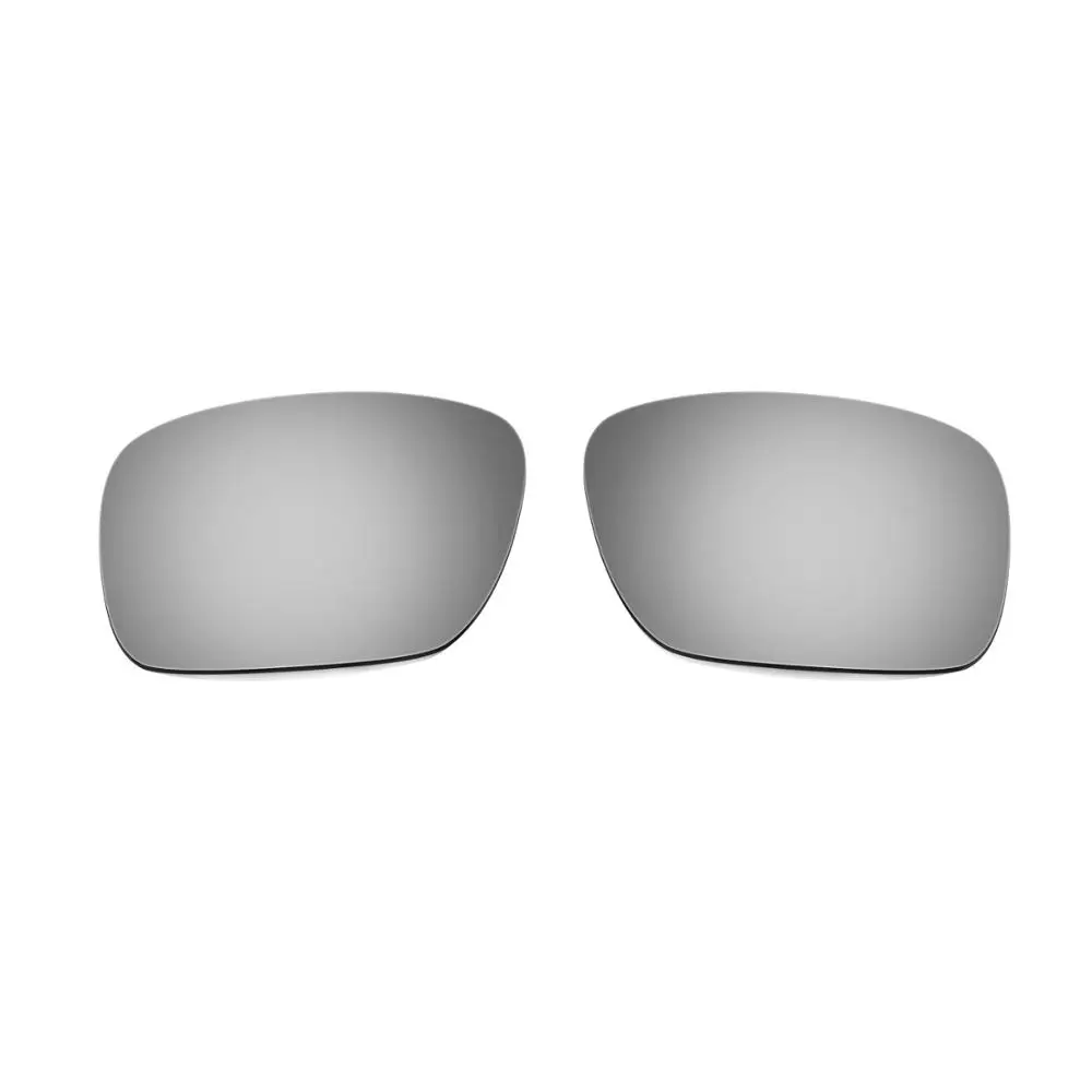 HKUCO For  Holbrook Sunglasses Polarized Replacement Lenses Silver/Emerald Green 2 Pairs