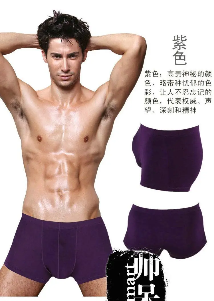 Hot Sale High Quality 5 PCS/Lot fashion Men's Boxers Short Men fashion Underwear Boxers Cotton & Modal Men Boxer Shorts  MTS422