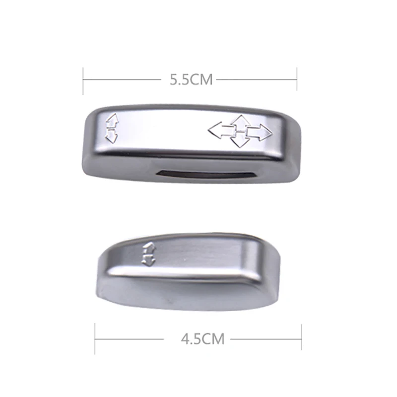 for Volvo XC60 S60 V40 V60 S80 S40 C30 C70 Seat Adjusters Button Cover Aluminum Alloy Interior Trim  Accessories