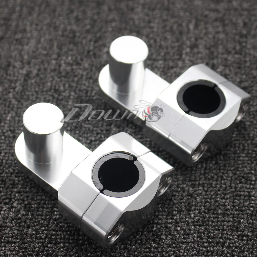 for suzuki yamaha kawasaki bmw honda Universal Anodized 2 Inch Pivoting Motorcycle Handlebar Riser For 22mm or 28mm Bars Clamp