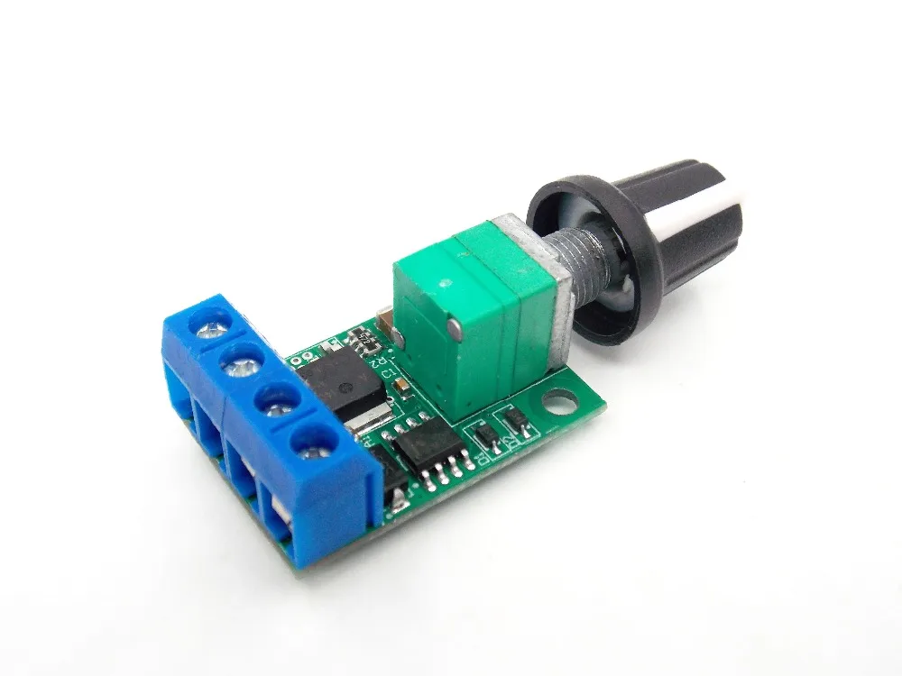 DC Motor Speed Control potenziometro Governor PWM Regulation Board LED
