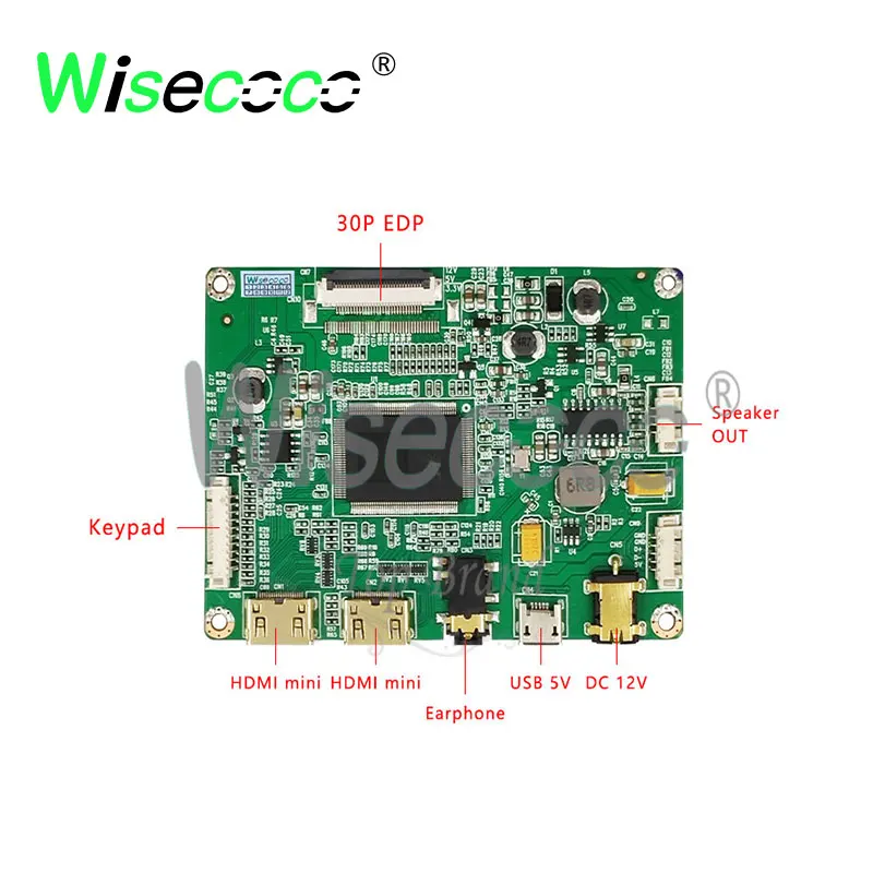 Imagem -06 - Wisecoco 14 Polegada Tela 1920x1080 Fhd Tft Lcd Display Portátil Tablet Raspberry pi Edp 30 Pinos Placa de Motorista