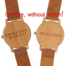 Personalized Wooden Watch with Logo #5