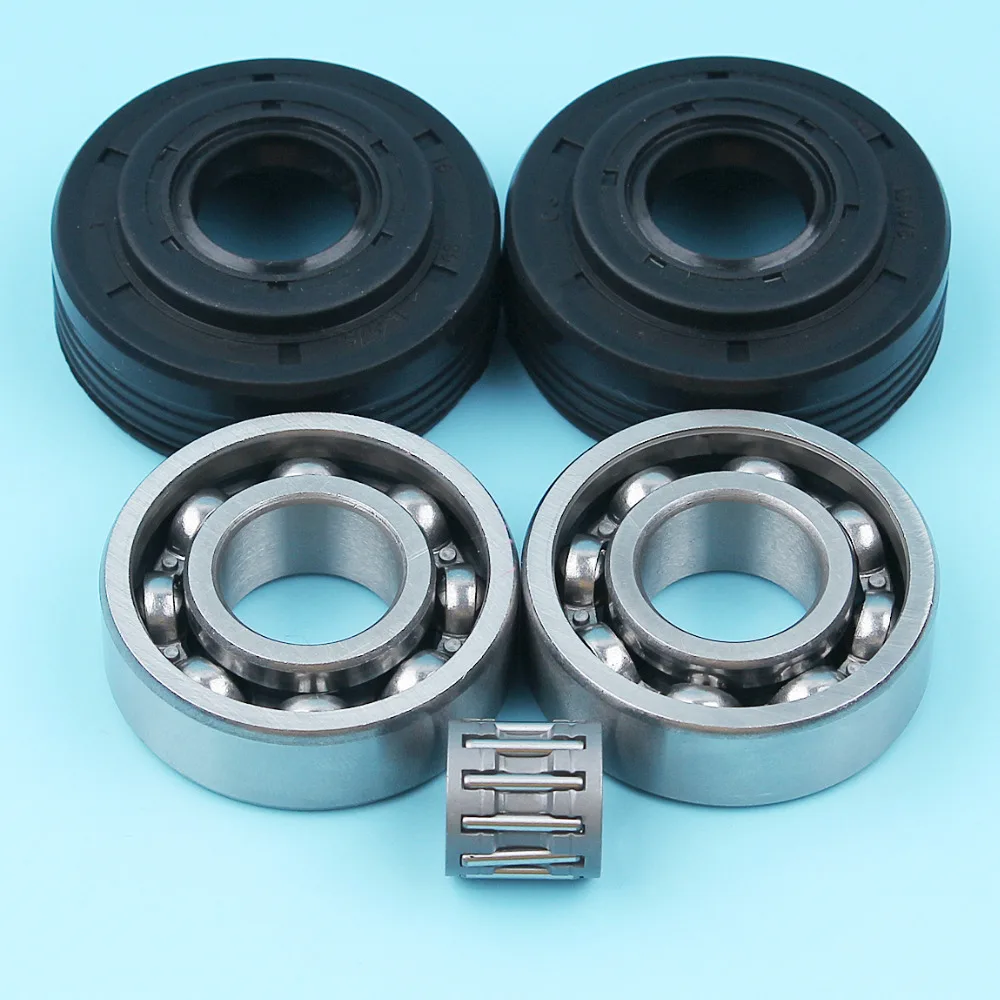 Crank Crankshaft Needle Bearing Oil Seal Set For Jonsered 2141 2145 2150 CS2141 CS2145 CS2150 Chainsaw OEM # 503932302