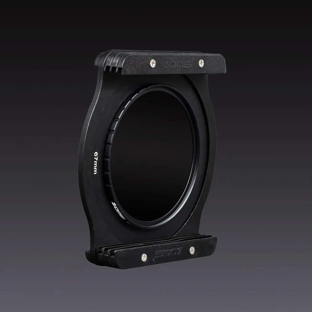 Zomei-anillo adaptador de Metal cuadrado, Kit de soporte de filtro de 3 ranuras para Cokin P Series 83mm, 49/52/55/58/62/67/72/77/82mm