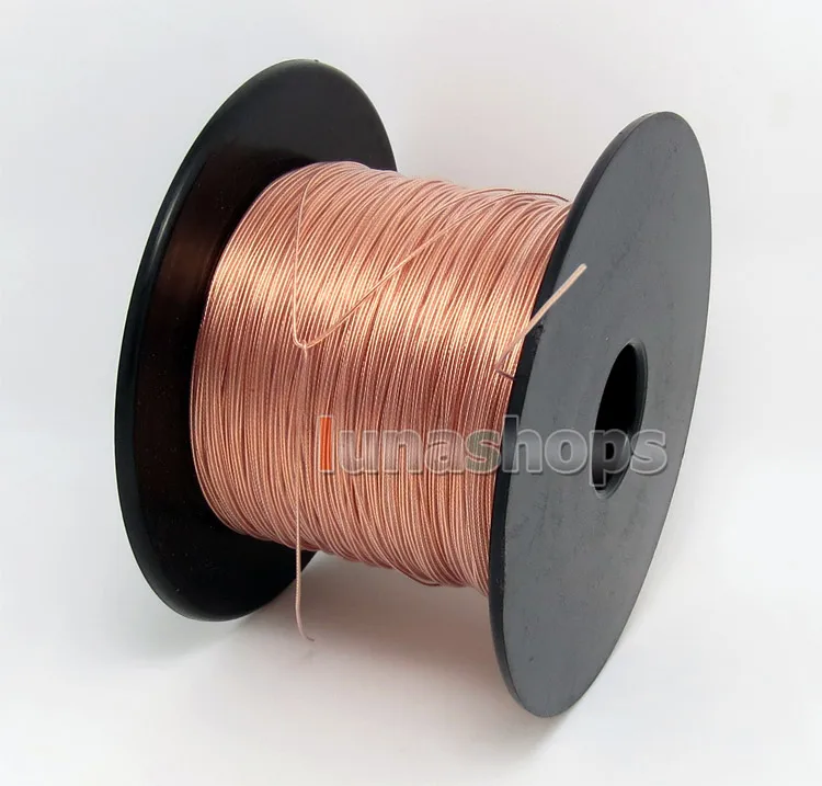 LN004430 100m 30AWG Acrolink 99.99% Pure OCC Signal   Wire Cable 7/0.1mm2 Dia:0.65mm For DIY Hifi