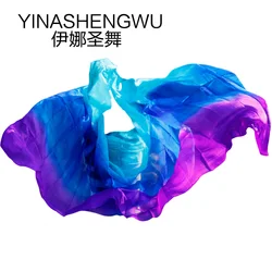 Belly Dance Props Women Belly Dance Silk Veils Belly Dance Veil For Girls Belly Dance Silk Veils turquoise+royal blue+purple