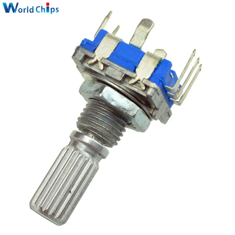 

5Pcs Rotary Encoder Switch EC11 Audio Digital Potentiometer With Handle Length 20mm