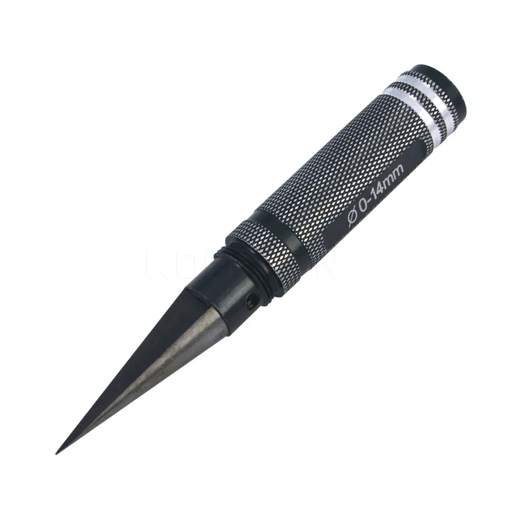 1pc Top Qualität Universal 0-14mm Schwarz Professionelle Reiben Messer Bohrer Werkzeug Rand Reibahle praktische Werkzeug Zufällige farbe