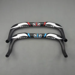 TMAEX-Aero Carbon Fiber Bicycle Handlebar, TT Bar, Bike Handle Bars, 31.8mm, 3K Red, Blue Triathlon Handlebar