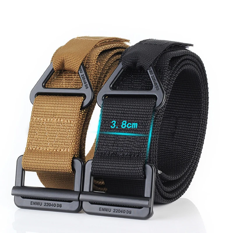 Low Price Military Tactical Urban Leisure Belt Quick Open Close Zinc Alloy Buckle Belt Quick Dry Wearable Canvas Belt 3 Color