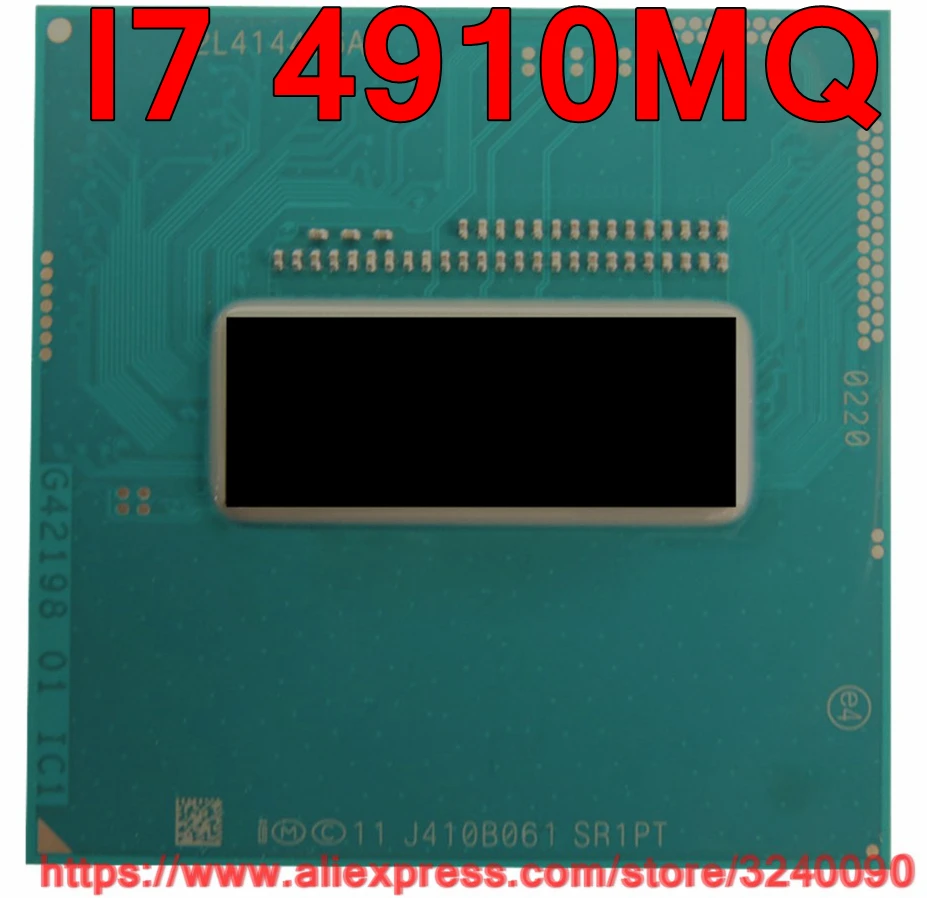 

Original lntel Core I7 4910mq official version SR1PT CPU (8M Cache/2.9GHz-3.9GHz/Quad-Core) I7-4910mq Laptop processor