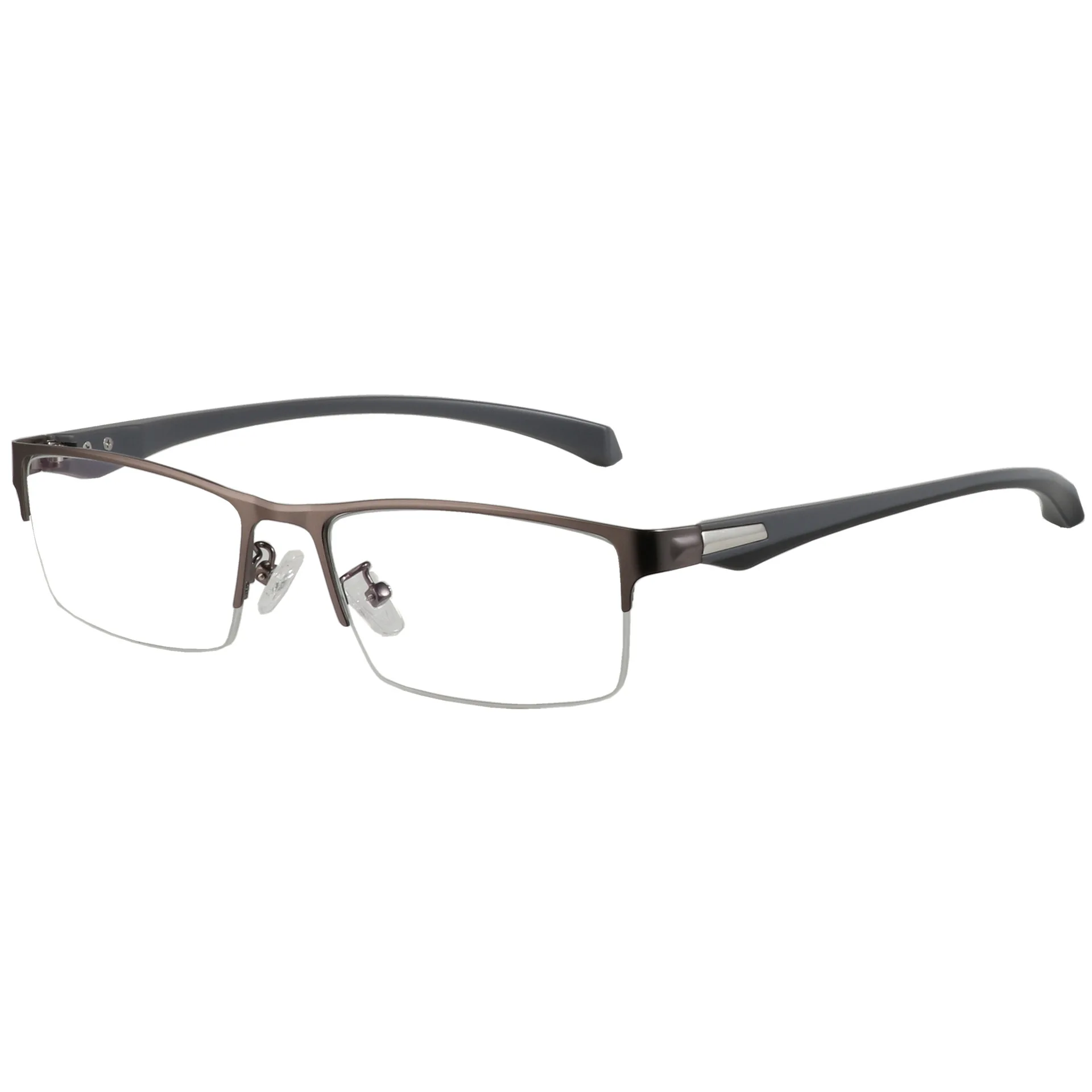 New Sun Photochromic Myopia Eyeglasses Optical Men student Finished Myopia Eyewear prescription Glasses Frame Half Rim -1.0 -4.0