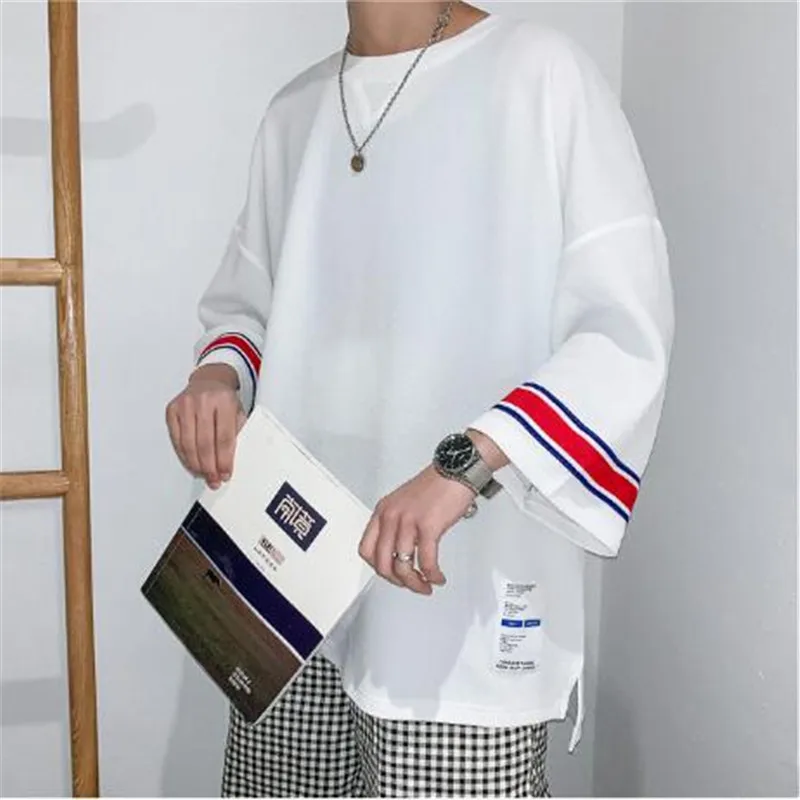 New Fashion Brand Tshirt Men Korean Cotton Trending Tops Street Style Boyfriend Gift Short sleeve Sleeve T-Shirt Men Clothing