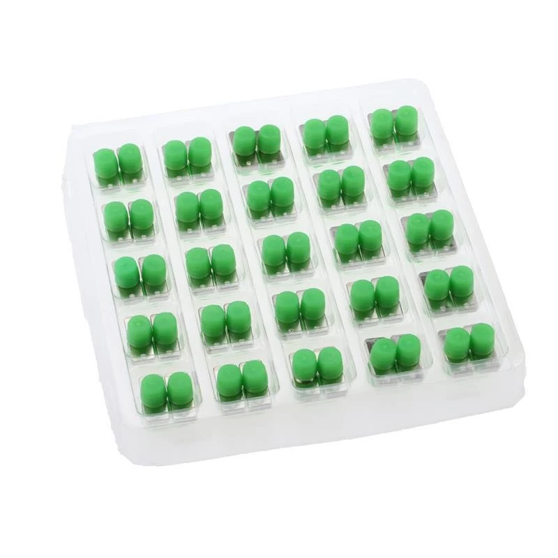 FC fiber adapter Simplex Rectangular type green red dust cap optical fibre coupler ceramic sleeve connector ELINK 200PCS
