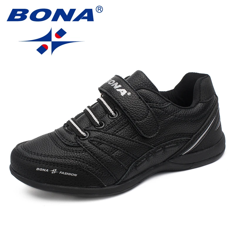 BONA nowy styl klasyczny dzieci obuwie Hook & Loop buty dla chłopców Outdoor Walking Jooging Sneakers wygodne bezpłatna wysyłka