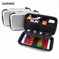 GUANHE External Hard Drive  Universal Portable Carrying Sleeve Case with Zipper Pocket for 2.5\