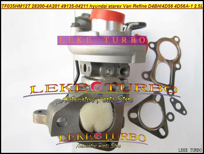 Free Ship TF035HM-12T-4 28200-4A201 49135-04121 49135-04211 Turbocharger For HYUNDAI Starex Van Refine D4BH 4D56 4D56A-1 2.5L