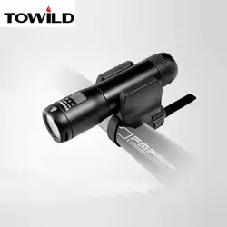 TOWILD 1000LM Rechargeable Bike Cycling Led Light Replaceable 18650 Battery Flashlight Torch Headlight Bicycle Accessories