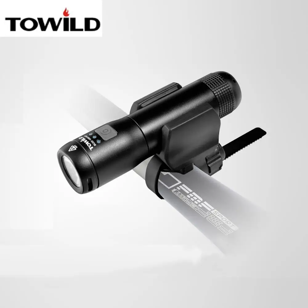 TOWILD 1000LM Rechargeable Bike Cycling Led Light Replaceable 18650 Battery Flashlight Torch Headlight Bicycle Accessories