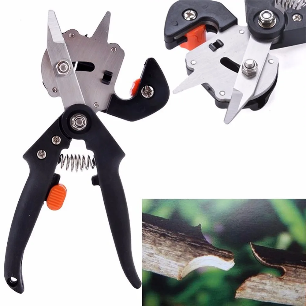 Drtools Grafting machine Garden Tools with 2 Blades Tree Grafting Tools Secateurs Scissors grafting tool Cutting Pruner