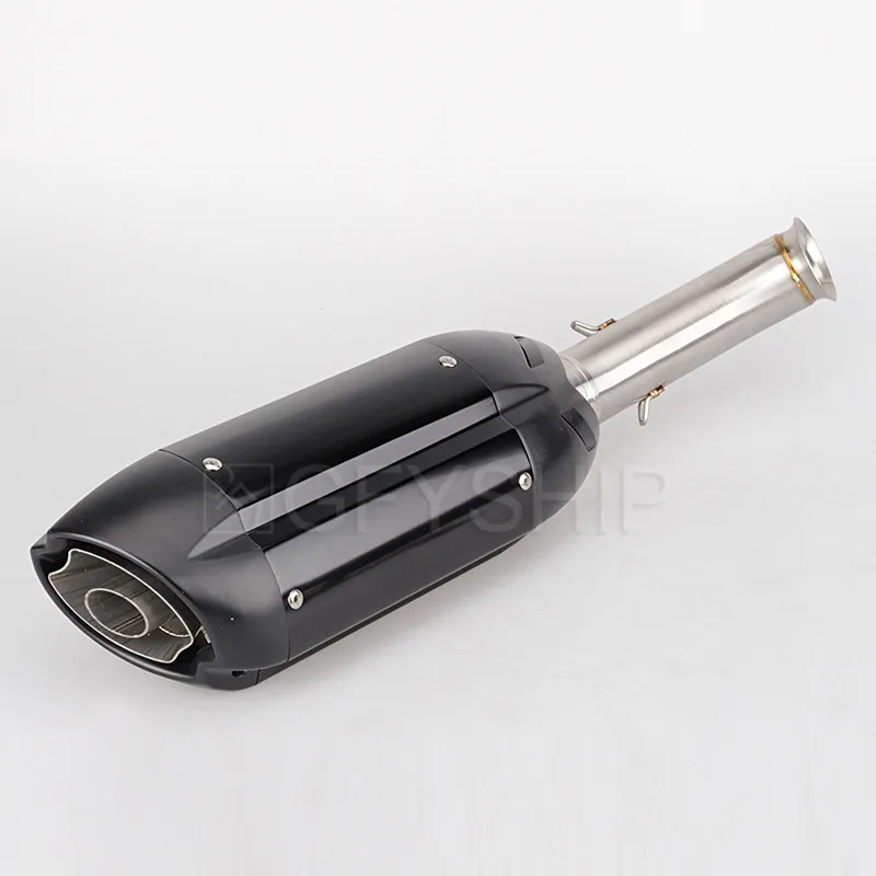 Motorcycle Exhaust Muffler And Mid Link Pipe Moto Escape For MIVV For KTM DUKE 125 DUKE 390 RC 390 2017 2018 Slip-on RC390 RC125