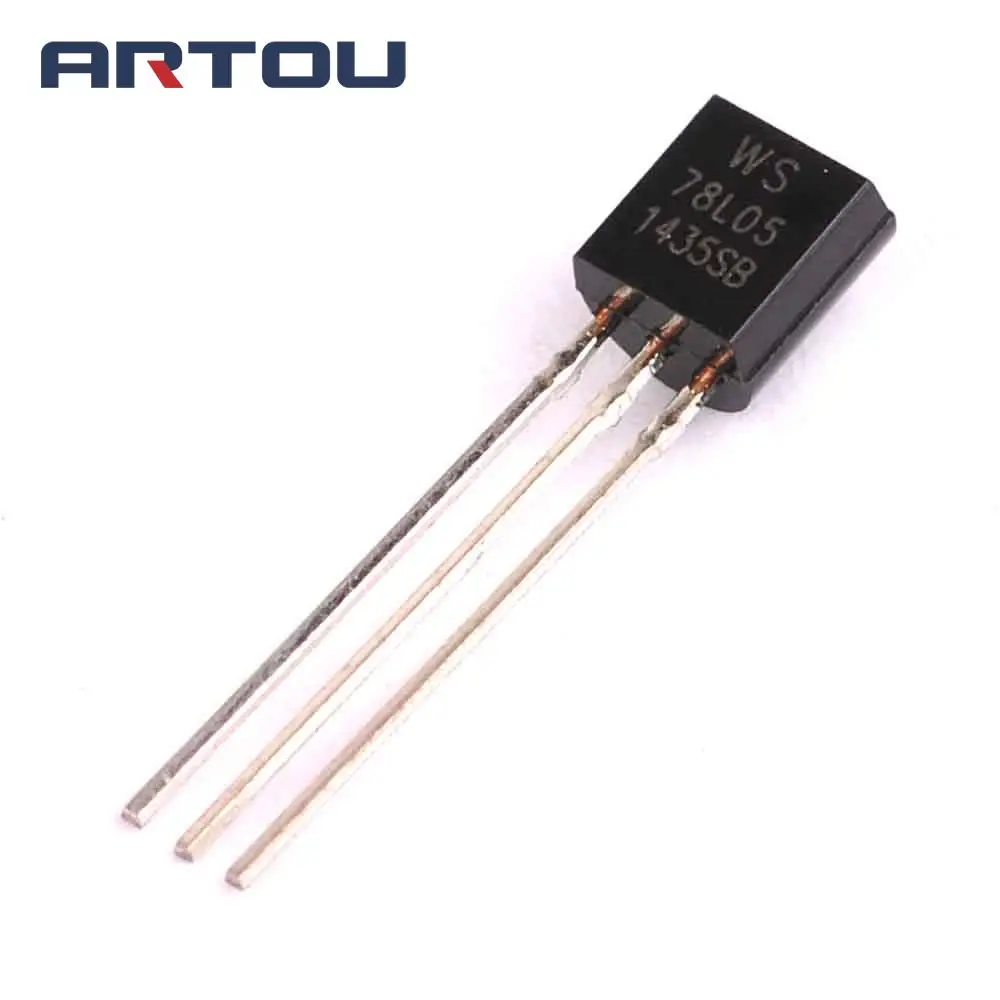 100PCS 78L05 L78L05 5V 100mA 0.1A Voltage Regulator TO-92