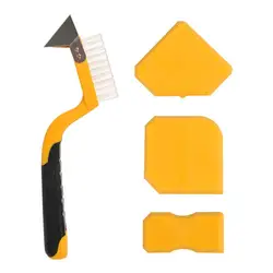 Free Shipping Sealant Tool Grooving Tool I Complete Set: Joint Brush with Joint Scraper and Joint Smoother Cleaning Brush