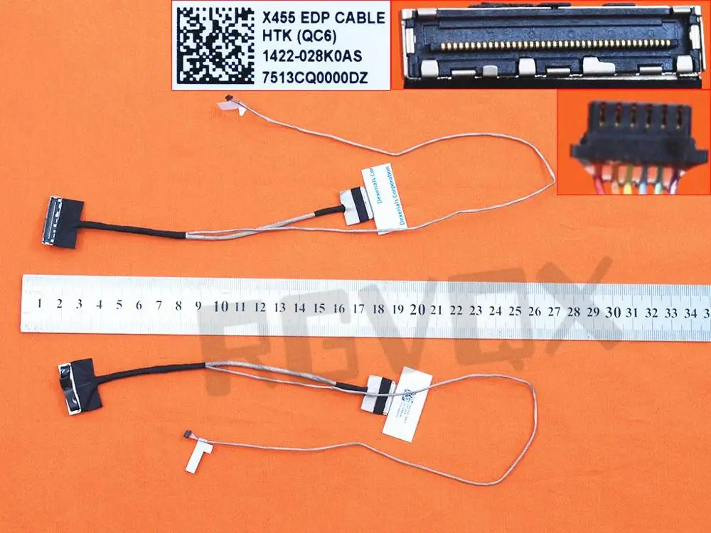 New Original Laptop LCD Cable for ASUS A455L X455L F455LD K455L X454 A454 K454 30Pin PN 1422-028K0AS 14005-01400600 LVDS Cable