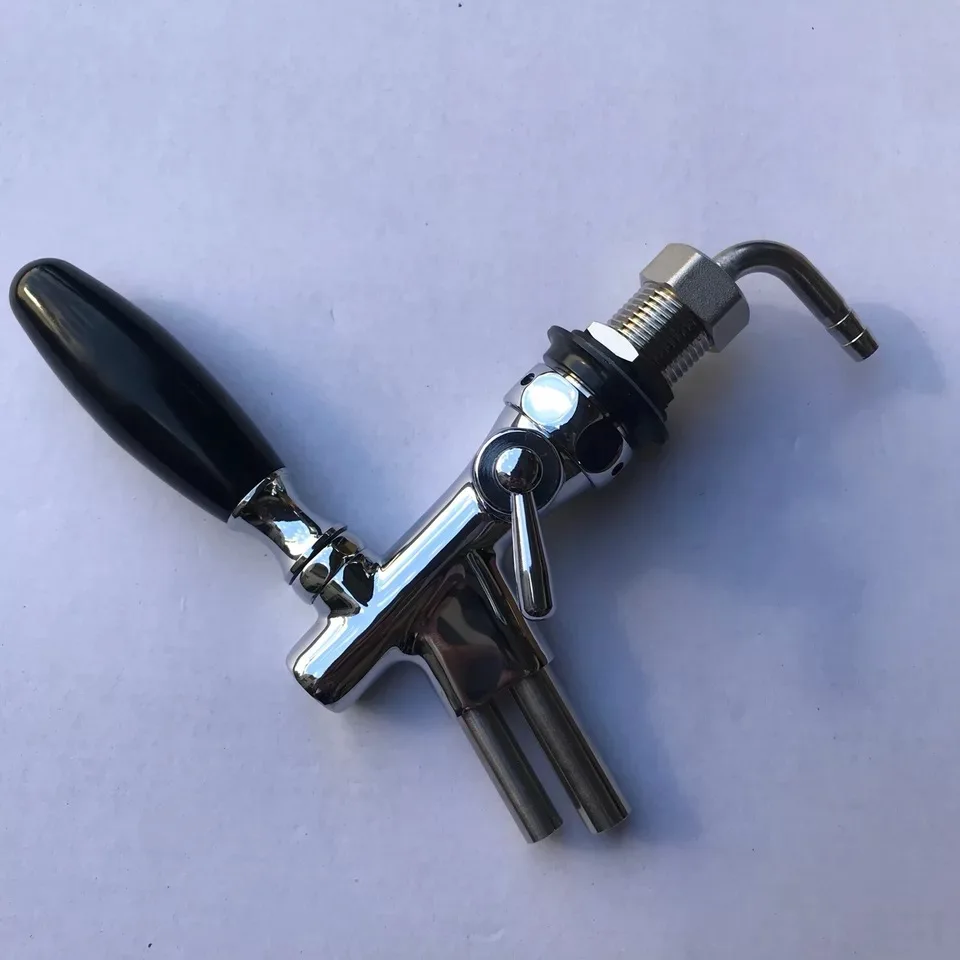 High quality Brand New beer tap Adjustable two pipes  type Faucet with 30mm Shank ,G5/8 Thread.Homebrew