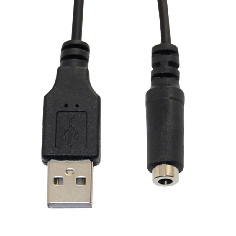 USB إلى تيار مستمر 3.5*1.35 أنثى كابل USB تلسكوبي الربيع كابل 5 فولت 2A كابل شحن الطاقة