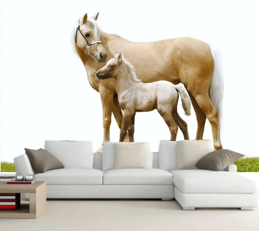 

Custom photo 3d murals,Horses Two Animals hd wallpaper,dining room living room sofa TV wall children bedroom wallpaper 3d mural