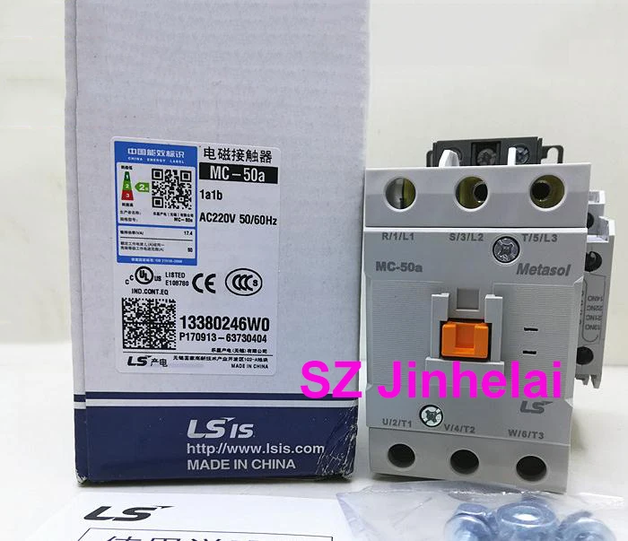 

Authentic original MC-50a LS Electromagnetic contactor 1a1b (Can replace GMC-50) AC220V/AC110V/AC24V/AC380V