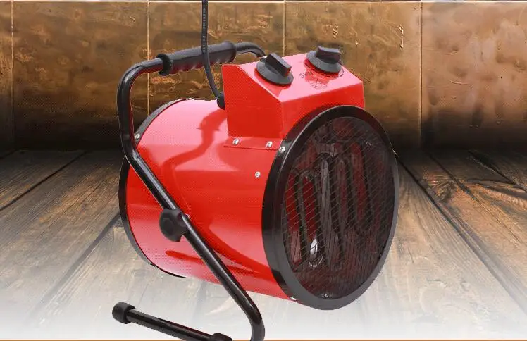 3KW سخانات صناعية منفاخ الهواء الدافئ عالية الطاقة المنزلية ترموستات 220 فولت غرفة كهربائية سخان مجفف الحمام