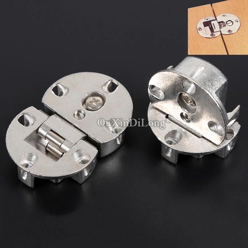 

Brand New 4PCS Alloy Cabinet Flip Hinges Cupboard Wardrobe Cabinet Hidden Folding Hinge Up and Down Flap Hinges