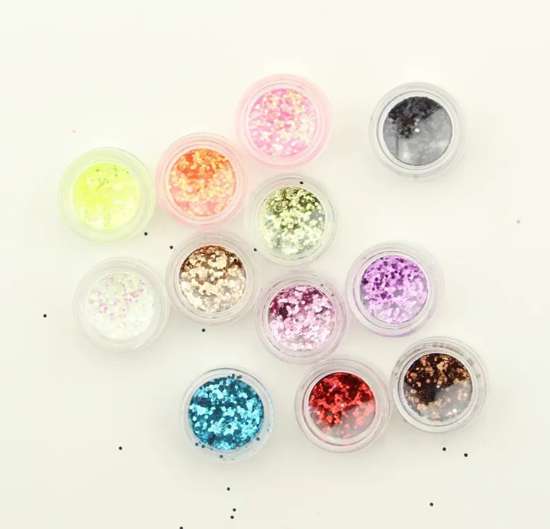 Paillettes scintillantes pour ongles, 3 boîtes/lot, à la mode, décorations Nail Art pour Gel UV, manucure acrylique, DIY