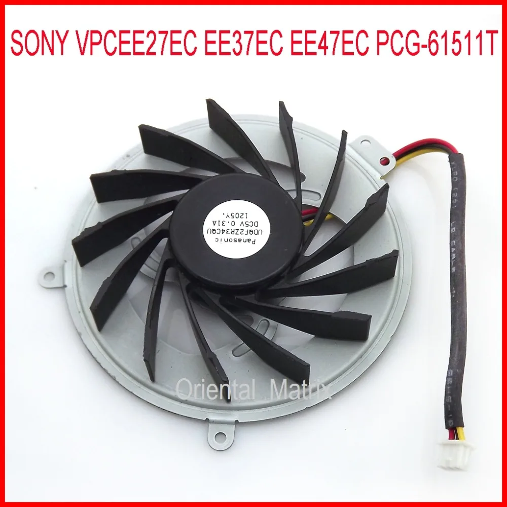 New UDQF2ZR34CQU DC5V 0.31A For SONY VPCEE27EC EE37EC EE47EC PCG-61511T CPU Cooler Fan