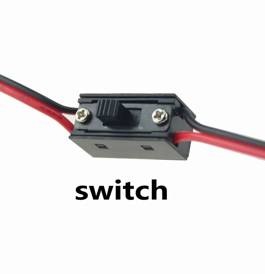 1PCS R/C Battery Switch Receiver Battery On Off Futaba JR Plug Male / Female