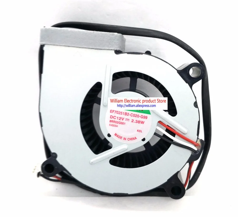 New Original  EF70251B2-C020-G99 DC12V 2.38W 70*25MM 3 Lines Tachometer Signal for Projector blower cooling fan FONSONING