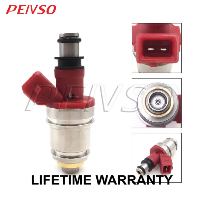 PEIVSO 4pcs JS21-1 16600-86G00 16600-86G10 16600-86G01 FJ342 Fuel Injector For NISSAN D21 2.4L 1990-1994 Pickup 2.4L 1995