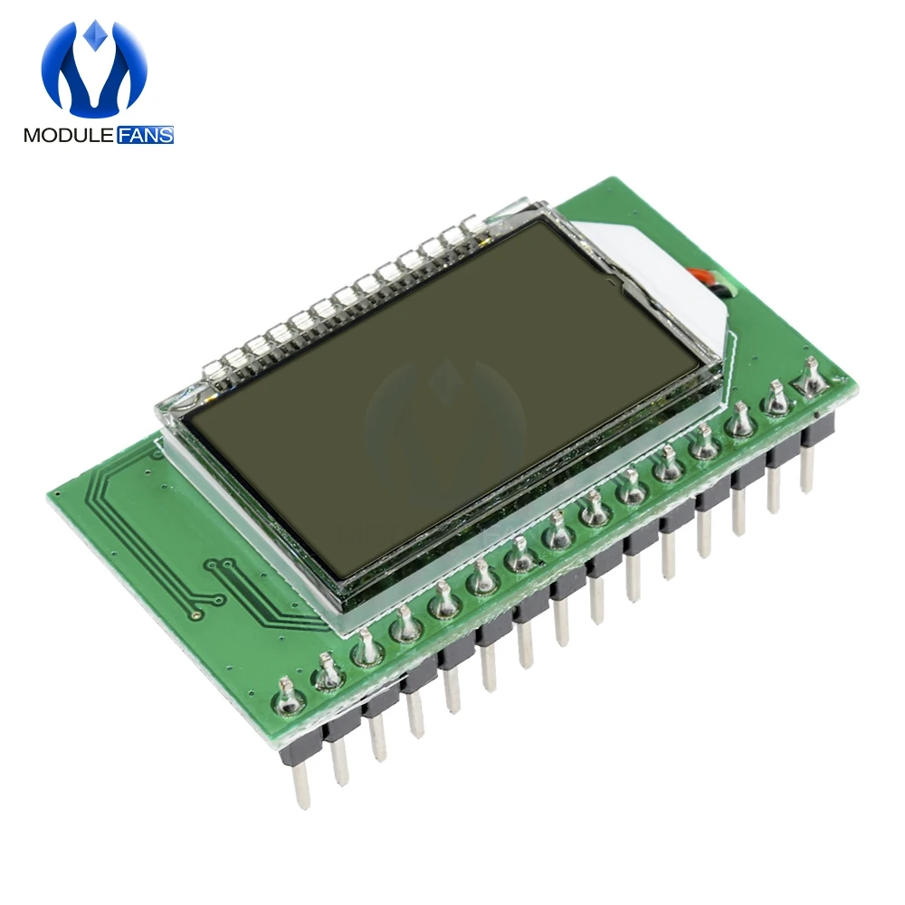 Módulo transmisor/receptor de Radio FM inalámbrico, PLL LCD, 87-108MHZ, micrófono Digital, placa estéreo, reducción de ruido, electrónica DIY