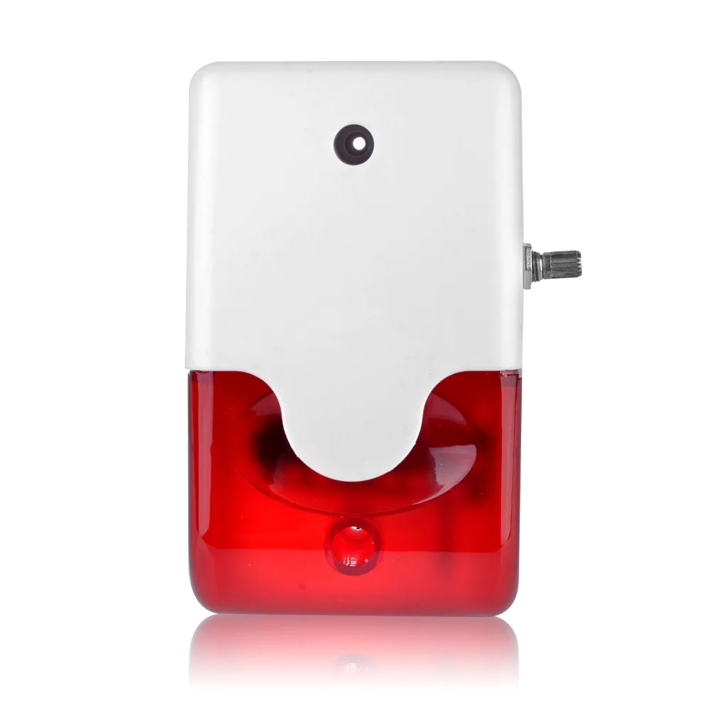 Smarsecur kapalı/açık kablolu Alarm sireni flaş ışığı ayarlanabilir ses Siren gsm Alarm sistemi için