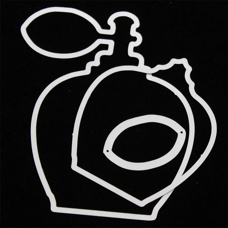 KSCRAFT Perfume Bottle Shaker Card Metal Cutting Dies for DIY Scrapbooking/Card Making/Kids Fun Decoration Supplies