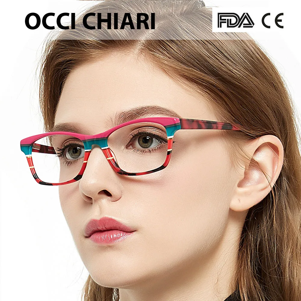 OCCI CHIARI HandMade Italy craftsmanship Prescription Lens Medical Optical Eyeglasses prescription Clear Glasses Frames CEREA