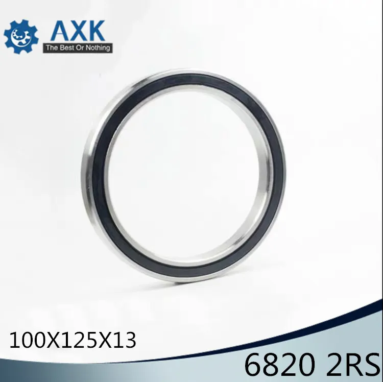 6820 2RS S6820-2RS 440 Stainless Steel Bearing ABEC-1 100x125x13 MM  Metric 6820RS Thin Section Bearings 6820 RS  61820RS