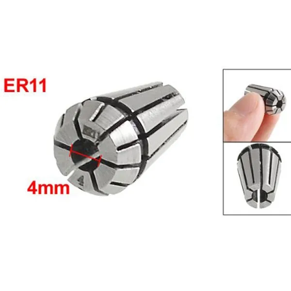 Brand New 4MM SUPER PRECISION ER11 spring Collet  ACCURACY CNC CHUCK MILL Silver Milling Lathe Tool Holder
